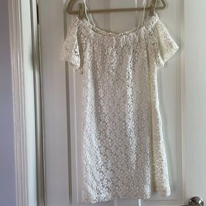 A.L.C. white off shoulder lace dress. Size 4. Never worn. With tags.